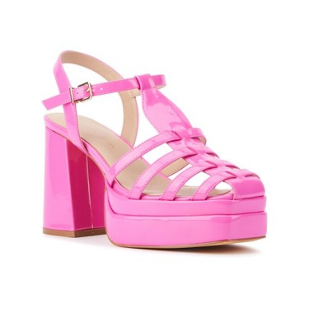 Fashion To Figure Women's Kenna Wide Width Platform Sandals